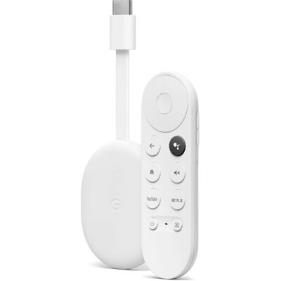 Google - Chromecast with Google TV - White - 4K - Streaming Media Player Google - Chromecast with Google TV - White - 4K - Streaming Media Player