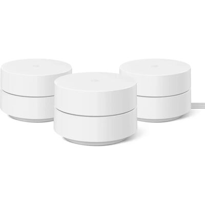 Google Wifi Mesh System - Wi-Fi 5 - Hvit Google Wifi Mesh System - Wi-Fi 5 - Hvit