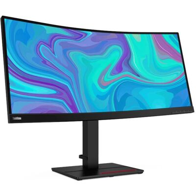 Lenovo ThinkVision T34w-20 Skärm - Svart - 34" UltraWide QHD Lenovo ThinkVision T34w-20 Skärm - Svart - 34" UltraWide QHD