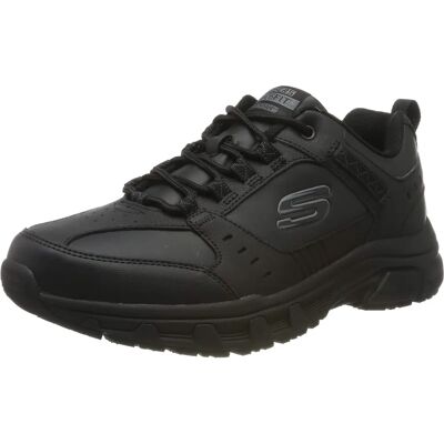 Skechers Oak Canyon - Sneakers in pelle nera per uomo Skechers Oak Canyon - Sneakers in pelle nera per uomo