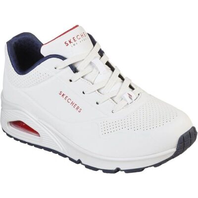 Skechers Weiß/Navy/Rot Uno-Stand on Air Turnschuhe - Turnschuhe Skechers Weiß/Navy/Rot Uno-Stand on Air Turnschuhe - Turnschuhe