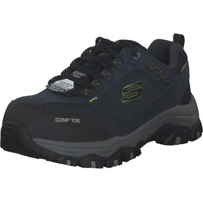 Skechers Mens Greetah Waterproof Composite Toe Safety Shoes Navy Suede Leather W/ Textile UK Size 9 - Safety Shoes Skechers Mens Greetah Waterproof Composite Toe Safety Shoes Navy Suede Leather W/ Textile UK Size 9 - Safety Shoes