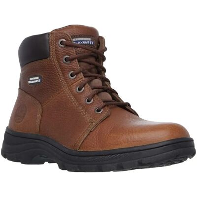 Skechers Workshire Leather Safety Boots - Brown Skechers Workshire Leather Safety Boots - Brown