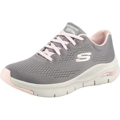 Skechers Big Appeal Grey Lace-Up Sneakers - Sneakers Skechers Big Appeal Grey Lace-Up Sneakers - Sneakers
