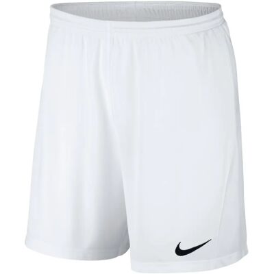 Nike Dri-FIT Park 3 Mens Knit Soccer Shorts - White/Black - Soccer Shorts Nike Dri-FIT Park 3 Mens Knit Soccer Shorts - White/Black - Soccer Shorts