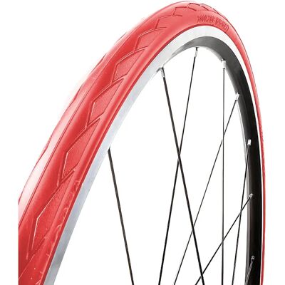 Pneu sans air Tannus Volcano Rouge 700x28c - Vélo Urbain & Route - Publicité Pneu sans air Tannus Volcano Rouge 700x28c - Vélo Urbain & Route - Publicité