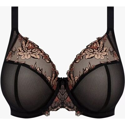 Soutien-gorge plunge non rembourré Elomi Teagan - Noir - Taille 36hh - Publicité Soutien-gorge plunge non rembourré Elomi Teagan - Noir - Taille 36hh - Publicité