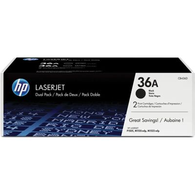 HP - 36A - Nero - 2-pack - Toner cartridge HP - 36A - Nero - 2-pack - Toner cartridge