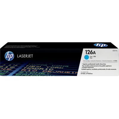 HP CE311A Cyan LaserJet Toner - Tonerpatron HP CE311A Cyan LaserJet Toner - Tonerpatron