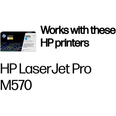 HP - 507A Cyan - Cyan - Original - Tonerpatrone HP - 507A Cyan - Cyan - Original - Tonerpatrone