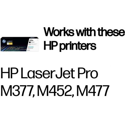 HP - CF410X - Noir - à haut rendement - Cartouche de toner HP - CF410X - Noir - à haut rendement - Cartouche de toner