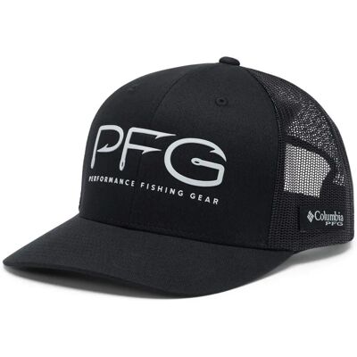 Columbia PFG Mesh Snap Back Hat - Hög krona - Svart Silver - Keps Columbia PFG Mesh Snap Back Hat - Hög krona - Svart Silver - Keps
