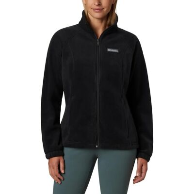 Columbia Benton Springs Fleece (1372111) - Polar z pełnym zamkiem dla kobiet czarny Columbia Benton Springs Fleece (1372111) - Polar z pełnym zamkiem dla kobiet czarny