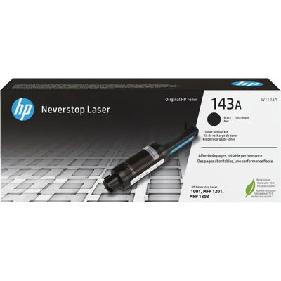 Cartucho de tóner láser negro HP 143A - Impresión de alta calidad y fiabilidad Cartucho de tóner láser negro HP 143A - Impresión de alta calidad y fiabilidad