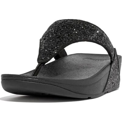 Fitflop Lulu Glitter Toe-Thongs - schwarz Fitflop Lulu Glitter Toe-Thongs - schwarz