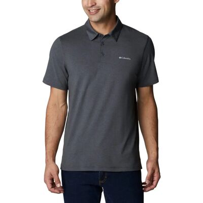 Polo Tech Trail™ pour homme Columbia (1768701) - gris requin - Publicité Polo Tech Trail™ pour homme Columbia (1768701) - gris requin - Publicité