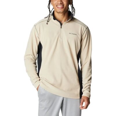 Columbia Sudadera de Fleece para Hombre Klamath Range II con Media Cremallera - Klamath Range Ii Half Zip fósil antiguo Columbia Sudadera de Fleece para Hombre Klamath Range II con Media Cremallera - Klamath Range Ii Half Zip fósil antiguo