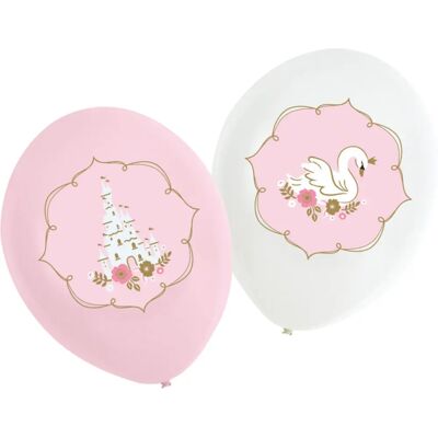 Latexové balony s růžovým labutím motivem Amscan 9906319 - Výzdoba na oslavu Latexové balony s růžovým labutím motivem Amscan 9906319 - Výzdoba na oslavu