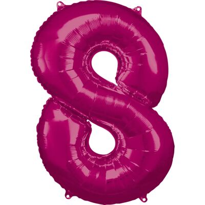 Amscan 9907291 Pinke Folienballon - Partydekoration Amscan 9907291 Pinke Folienballon - Partydekoration