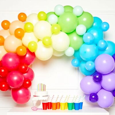Amscan Regenbogen Ballonbogen Partydekoration Amscan Regenbogen Ballonbogen Partydekoration