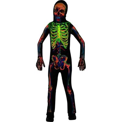 Amscan International Costume Squelette Enfant Luminescent - Costume Amscan International Costume Squelette Enfant Luminescent - Costume