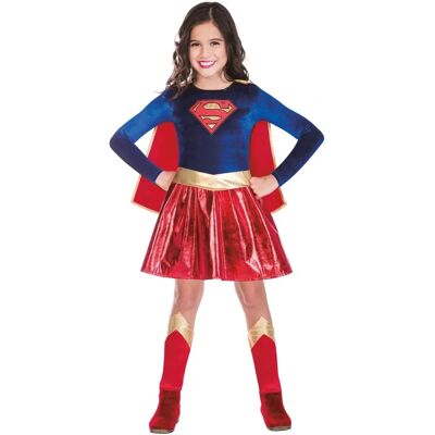 Amscan Supergirl jelmez - Lányoknak, színes hős ruha Amscan Supergirl jelmez - Lányoknak, színes hős ruha
