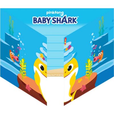 Amscan 9908481 Invitations Fête Requin - Invitation de fête Amscan 9908481 Invitations Fête Requin - Invitation de fête