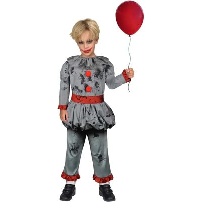 Amscan Graues Horror Clown Kostüm für Kinder 10-12 Jahre Amscan Graues Horror Clown Kostüm für Kinder 10-12 Jahre