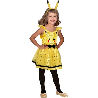 Amscan 9908884 Gelbes Pikachu Kostüm für Kinder 6-8 - Kostüm Amscan 9908884 Gelbes Pikachu Kostüm für Kinder 6-8 - Kostüm