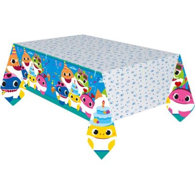 Amscan 9909042 - Baby Shark Wegwerp papieren tafelkleed Amscan 9909042 - Baby Shark Wegwerp papieren tafelkleed