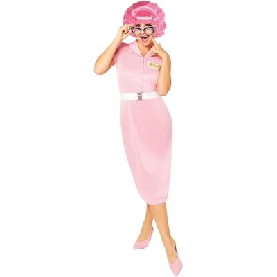 Costume Pink Frenchy di Amscan per donna - Carnevale anni '50 Costume Pink Frenchy di Amscan per donna - Carnevale anni '50