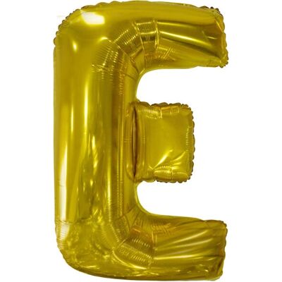 Amscan 9909580 Goldene Buchstabe E Ballon - Partydekoration Amscan 9909580 Goldene Buchstabe E Ballon - Partydekoration