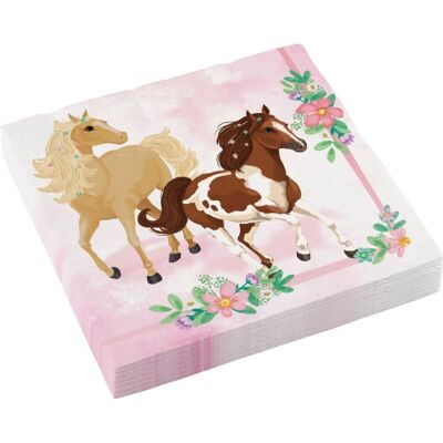 Amscan 9909876 Pferde-Design Papierservietten - 20 st Amscan 9909876 Pferde-Design Papierservietten - 20 st