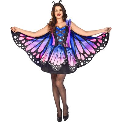 Amscan Violetta Schmetterling Kostüm für Damen - Bunt Karneval & Fasching Amscan Violetta Schmetterling Kostüm für Damen - Bunt Karneval & Fasching