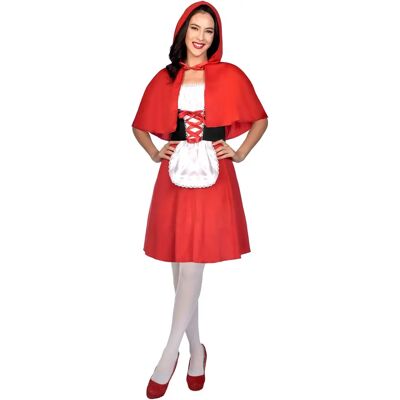 Amscan Roodkapje Kostuum - Elegant Sprookjesjurk voor Dames Amscan Roodkapje Kostuum - Elegant Sprookjesjurk voor Dames
