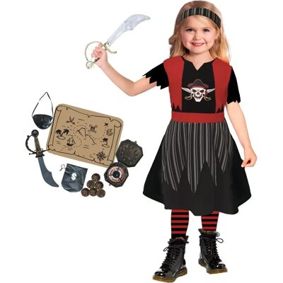 Amscan Pirate Girl Costume Set - Black, Dress & Accessories - Costumes.com Amscan Pirate Girl Costume Set - Black, Dress & Accessories - Costumes.com