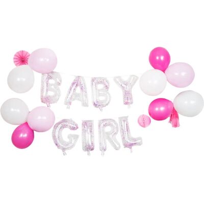 Amscan Baby Girl Pink Ballons Party Dekoration - Party Dekoration Amscan Baby Girl Pink Ballons Party Dekoration - Party Dekoration