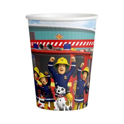 Amscan 9912959 engångskopp - Fireman Sam - 6 stks Amscan 9912959 engångskopp - Fireman Sam - 6 stks