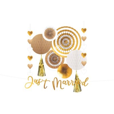 Amscan 9913247 Gouden Bruiloft Decoratieset Amscan 9913247 Gouden Bruiloft Decoratieset