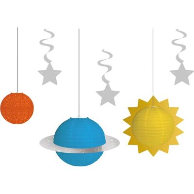 Amscan Ruimte Feestdecoraties - 6 stuks Amscan Ruimte Feestdecoraties - 6 stuks