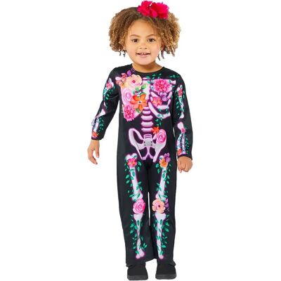 Amscan Multicolor Skeleton Meisjeskostuum - Baby 18-24 maanden - Carnaval & Halloween Amscan Multicolor Skeleton Meisjeskostuum - Baby 18-24 maanden - Carnaval & Halloween
