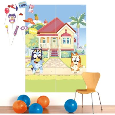 Amscan International Bluey Nástěnná dekorace - Nástěnná dekorace Amscan International Bluey Nástěnná dekorace - Nástěnná dekorace