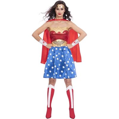 Amscan Wonder Woman Damenkostüm - XXL rot-blau Kostüm Amscan Wonder Woman Damenkostüm - XXL rot-blau Kostüm