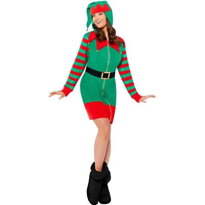 Amscan Christmas Elf Costume - Green & Red Festive Outfit - Costumes.com Amscan Christmas Elf Costume - Green & Red Festive Outfit - Costumes.com