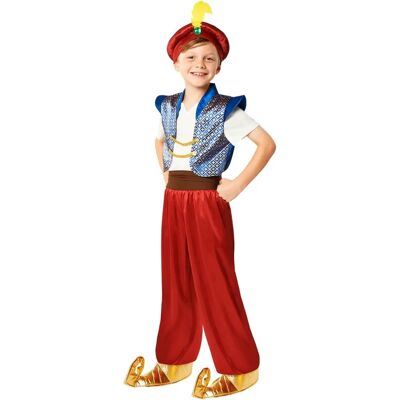 Amscan Aladdin Märchen Costume for Boys - Kids 4-6 Year Old - Red-Blue Carnival & Masquerade Amscan Aladdin Märchen Costume for Boys - Kids 4-6 Year Old - Red-Blue Carnival & Masquerade