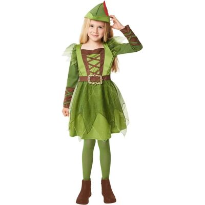 Déguisement Peter Pan pour filles - Vert - Costume - Publicité Déguisement Peter Pan pour filles - Vert - Costume - Publicité