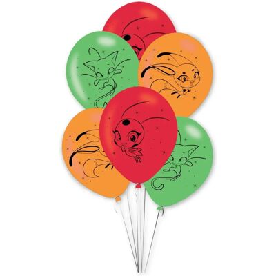 Miraculous - Kwami balloons - 11 inch - Ensemble de ballons - Publicité Miraculous - Kwami balloons - 11 inch - Ensemble de ballons - Publicité
