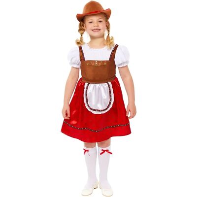 Amscan Evi Girls Costume - Red Oktoberfest Outfit - Costume Amscan Evi Girls Costume - Red Oktoberfest Outfit - Costume