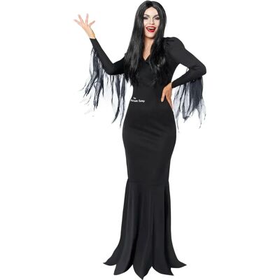 Amscan Morticia Addams Familie Kostüm - Kostüm Amscan Morticia Addams Familie Kostüm - Kostüm