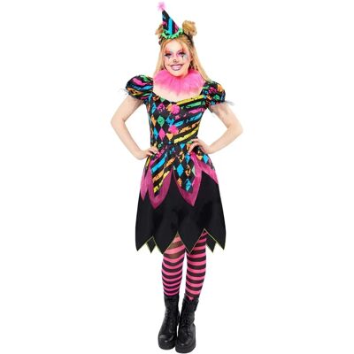 Costume da clown horror neon - Costumi Costume da clown horror neon - Costumi